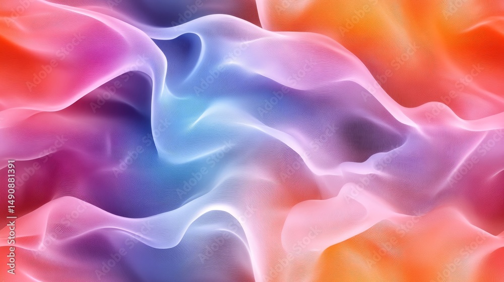 Abstract colorful flowing fabric pattern design. Abstract colorful flowing fabric pattern design.