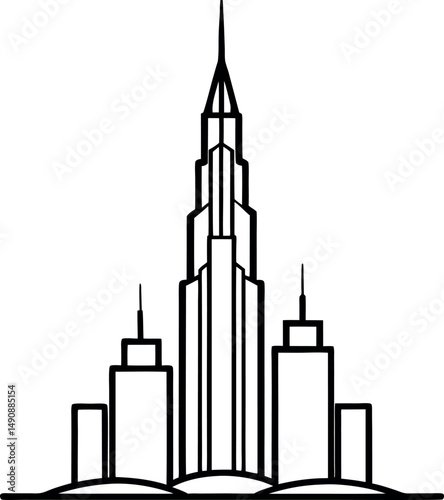 BULDING icon. Vectro bulding icon. 