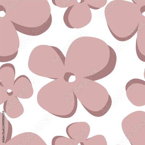 Floral pattern design, vector illustration background
