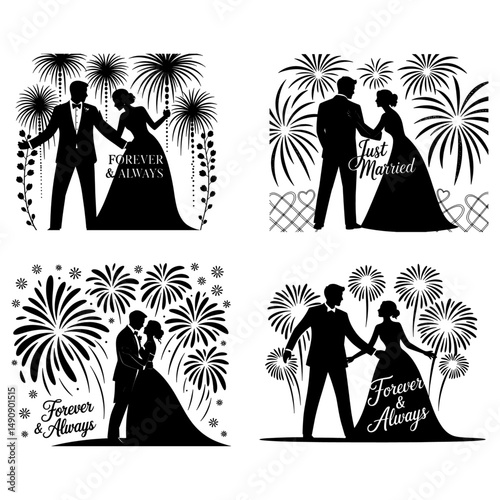 Newlywed couple