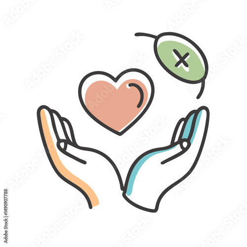 care basics series icon, care basics series vector illustration-simple illustration of care basics series, perfect for care basics series logos and icons