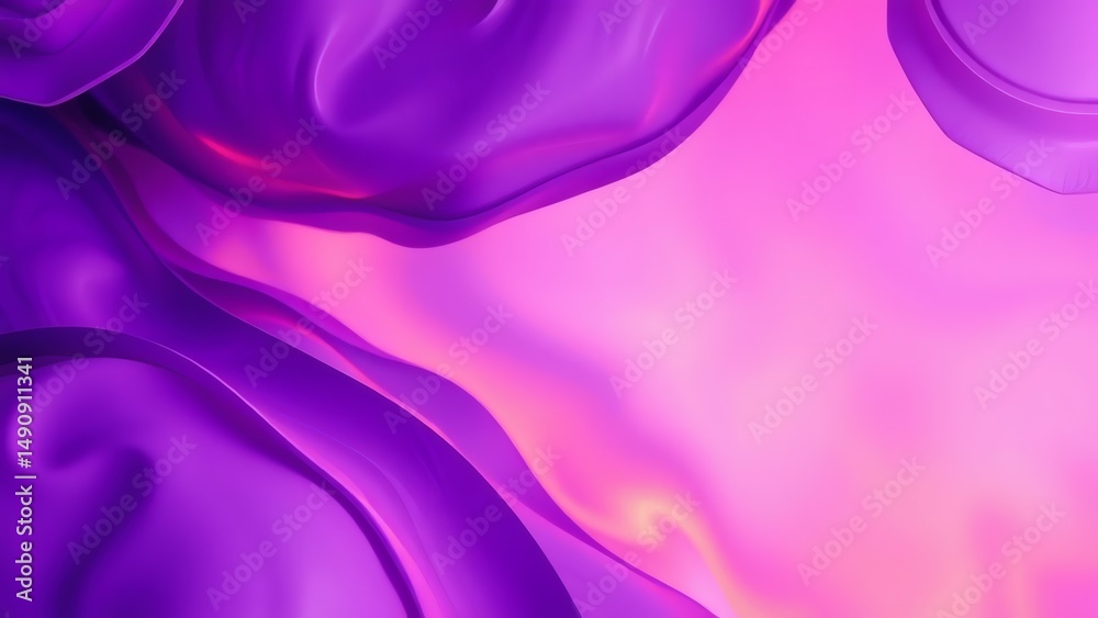 Obraz premium A vibrant abstract background displays blended purple textures with subtle orange highlights, creating a dynamic, artistic effect.