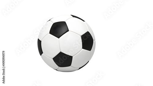 Wallpaper Mural Classic black and white soccer ball isolated on transparent background Torontodigital.ca