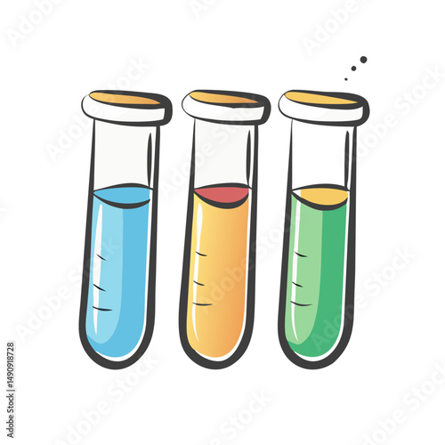 chemistry tubes icon, chemistry tubes vector illustration-simple illustration of chemistry tubes, perfect for chemistry tubes logos and icons