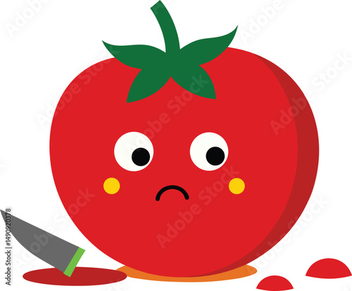 red apple with green leaf