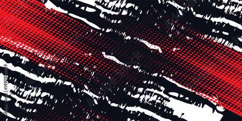 Abstract halftone wave dots background. Futuristic twisted grunge pattern, dots, circles. Vector modern optical pop art texture for posters, business cards and