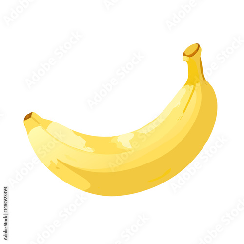 Ripe Yellow Banana Fruit
