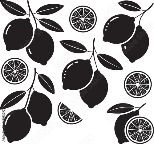 seamless background with fruits