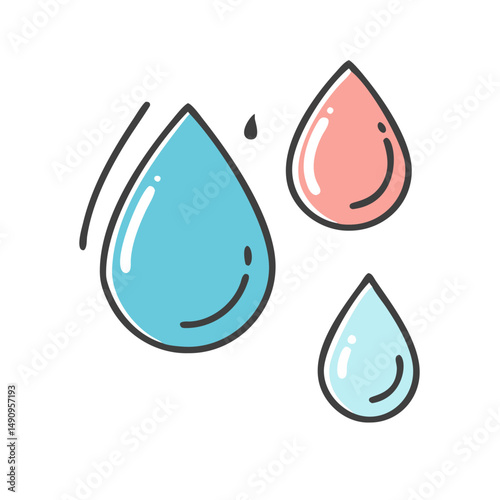 drop icon, drop vector illustration-simple illustration of drop, perfect for drop logos and icons
