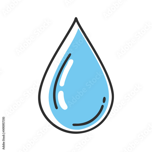 drop icon, drop vector illustration-simple illustration of drop, perfect for drop logos and icons