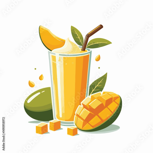 fresh, mango, healthy, fruit, cocktail, lassi, smoothie, vegetarian, summer, tropical, yellow, blended, shake, drink, lassie, background, indian, exotic, dessert, cold, yoghurt, glass, food, freshness