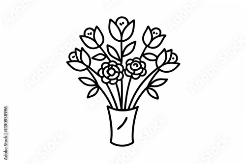 vase with flowers