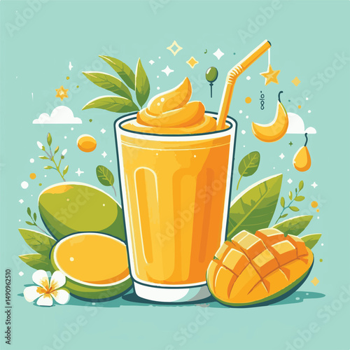 fresh, mango, healthy, fruit, cocktail, lassi, smoothie, vegetarian, summer, tropical, yellow, blended, shake, drink, lassie, background, indian, exotic, dessert, cold, yoghurt, glass, food, freshness