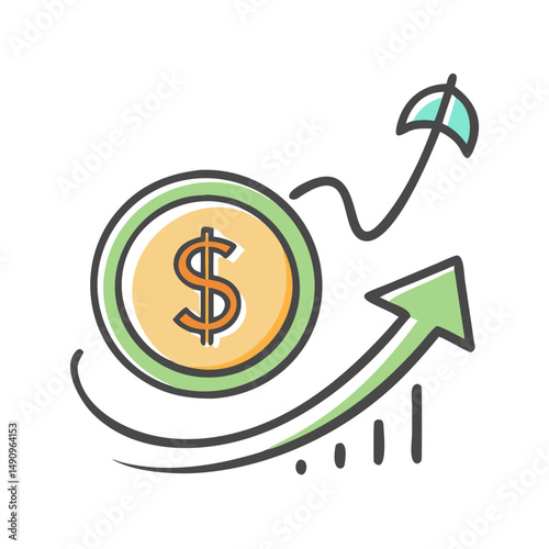 economizing icon, economizing vector illustration-simple illustration of economizing, perfect for economizing logos and icons