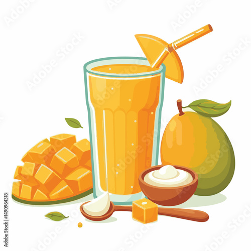 fresh, mango, healthy, fruit, cocktail, lassi, smoothie, vegetarian, summer, tropical, yellow, blended, shake, drink, lassie, background, indian, exotic, dessert, cold, yoghurt, glass, food, freshness