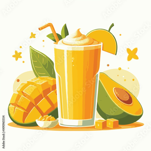 fresh, mango, healthy, fruit, cocktail, lassi, smoothie, vegetarian, summer, tropical, yellow, blended, shake, drink, lassie, background, indian, exotic, dessert, cold, yoghurt, glass, food, freshness