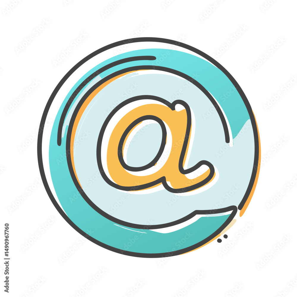 Fototapeta premium email internet icon, email internet vector illustration-simple illustration of email internet, perfect for email internet logos and icons