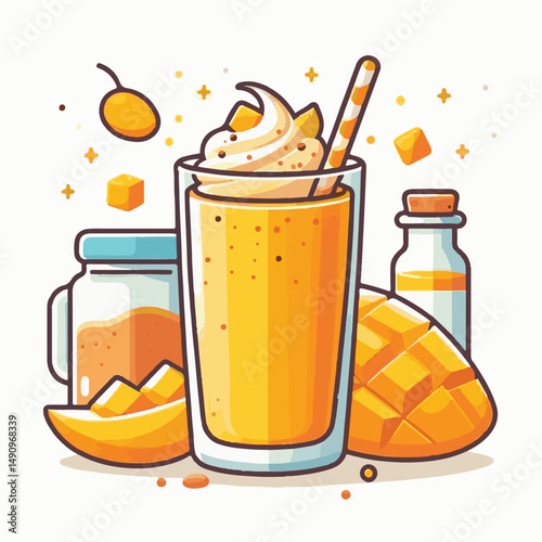 fresh, mango, healthy, fruit, cocktail, lassi, smoothie, vegetarian, summer, tropical, yellow, blended, shake, drink, lassie, background, indian, exotic, dessert, cold, yoghurt, glass, food, freshness