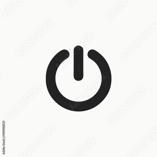 Power Button Icon: On/Off Switch Symbol