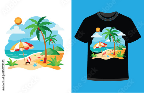 Soak Up the Sun Light and Fun Summer Tee for the Warm Season.