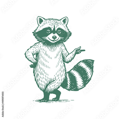 Thumbs-Up Raccoon