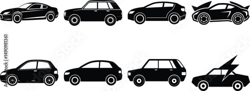 car vector illustration white background