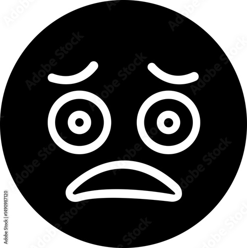 Emoticons icons . Emoji faces collection. Emojis flat style. Happy happy, smile, neutral, sad and angry emoji. Line smiley face - stock vector, isolated on transparent background