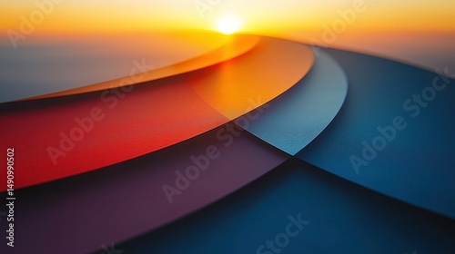 Abstract colorful shapes background