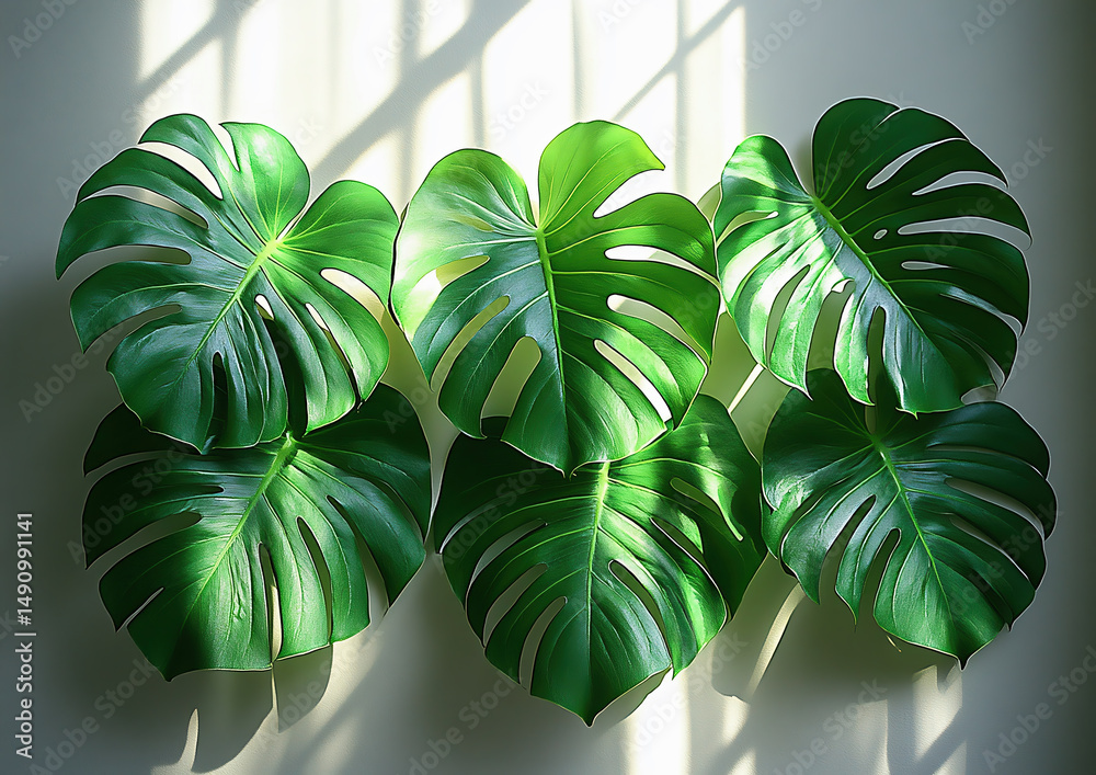 Still life. Monstera leaf.