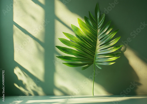 Obraz na płótnie Plant in the window. Still life. Leaf w salonie