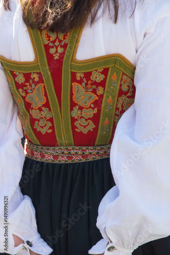 traditional Norwegian bunad 