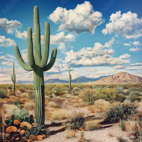 Saguaro National Park, Arizona, United States of America.