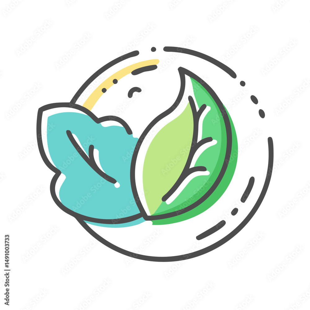 Fototapeta premium fresh icon, fresh vector illustration-simple illustration of fresh, perfect for fresh logos and icons