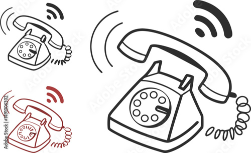 vector illustration of a set of icons