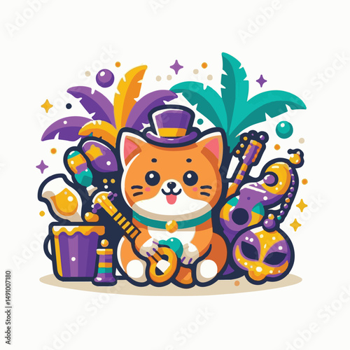carnival, purple, mardi, colorful, festive, holiday, festival, celebration, party, gras, green, background, masquerade, mardi gras, decoration, traditional, parade, yellow, bright, banner, design, fat