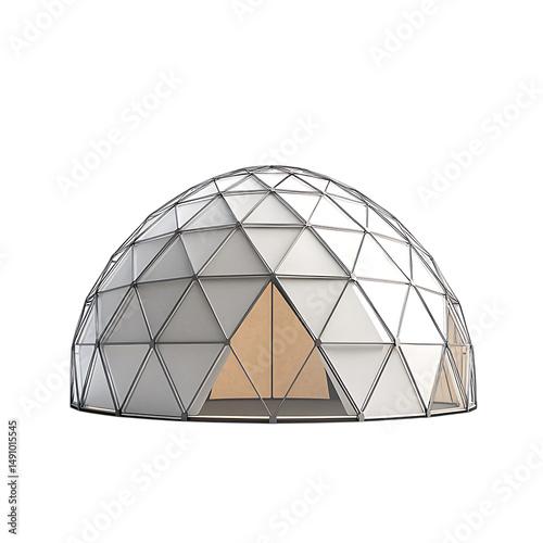 Modern geodesic dome structure