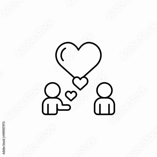 community love icon sign vector
