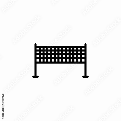 finish line banner icon sign vector