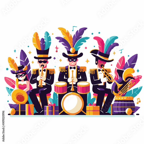 carnival, purple, mardi, colorful, festive, holiday, festival, celebration, party, gras, green, background, masquerade, mardi gras, decoration, traditional, parade, yellow, bright, banner, design, fat
