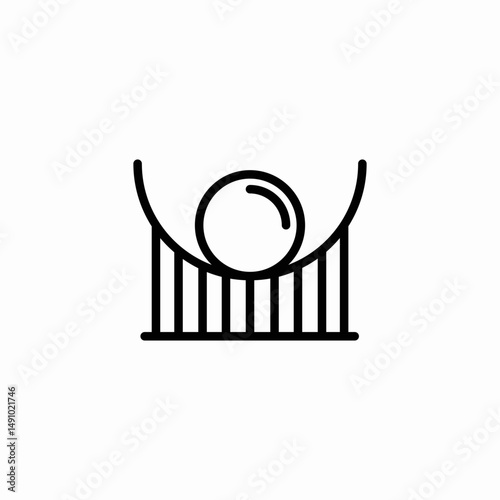 human cannonball icon sign vector