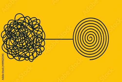 A visual metaphor for clarity emerging from chaos—this image represents the mental journey of organizing thoughts, solving problems, and transforming confusion into structured understanding.