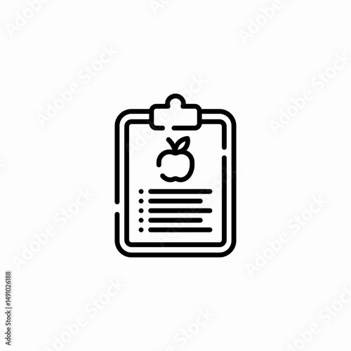 progress report icon sign vector