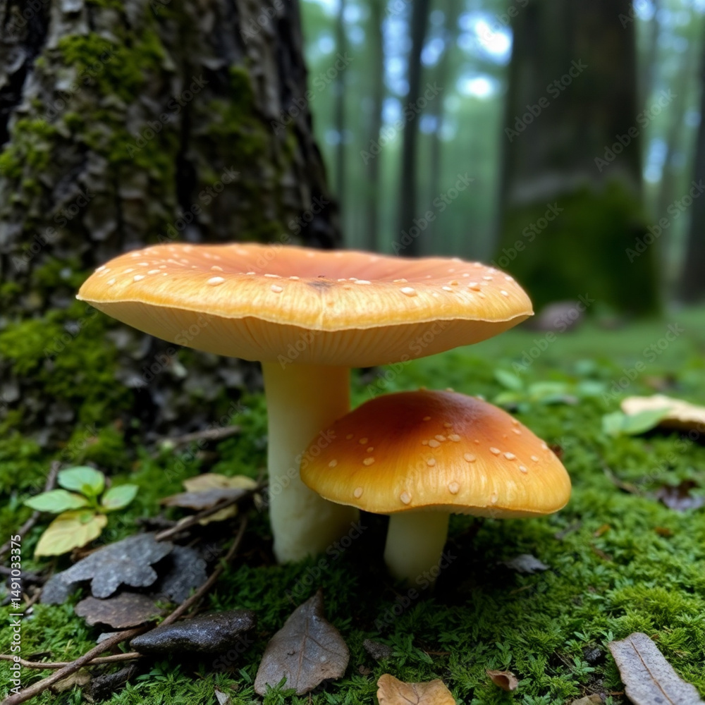 Fototapeta premium mushroom in the forest