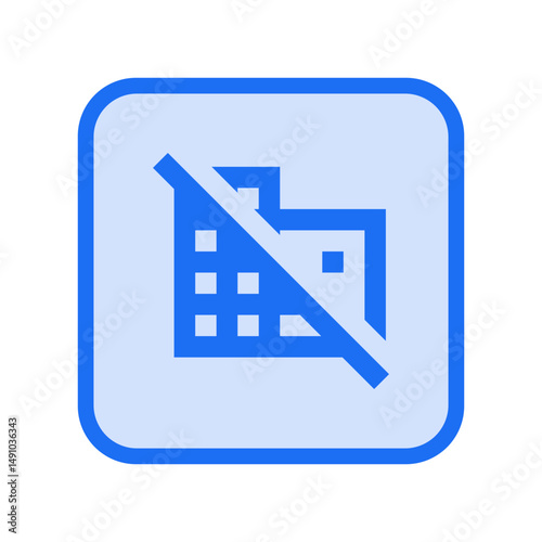 Domain Disabled Outlined Icon