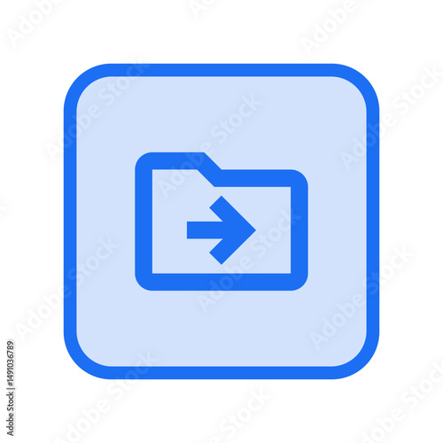 Drive File Move Outlined Icon
