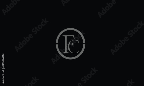 FC,CF,F,C abstract, letters, logo, monogram, style, symbols, ambitions, icons, 
