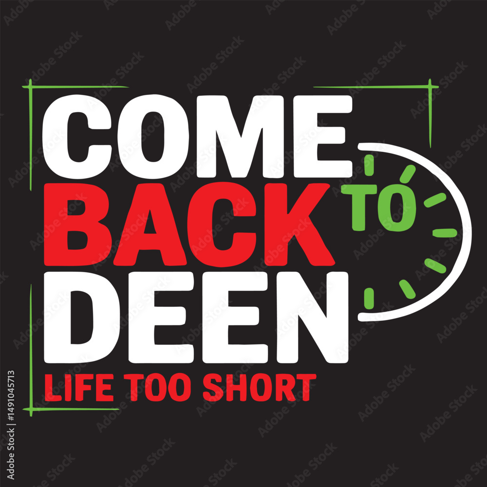 Obraz premium back to deen