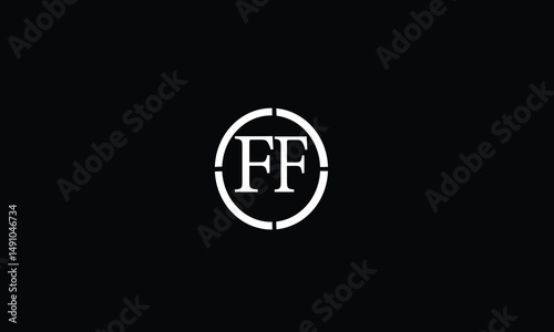FF,FF abstract, letters, logo, monogram, style, symbols, ambitions, icons, 
