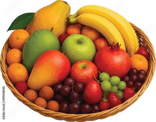 Fresh, Juicy Fruits in High Resolution