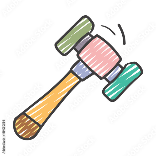 hammer icon, hammer vector illustration-simple illustration of hammer, perfect for hammer logos and icons